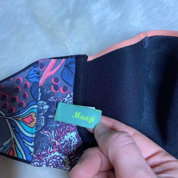 Maaji multicolor strapless bikini top Med - Picture 7 of 7